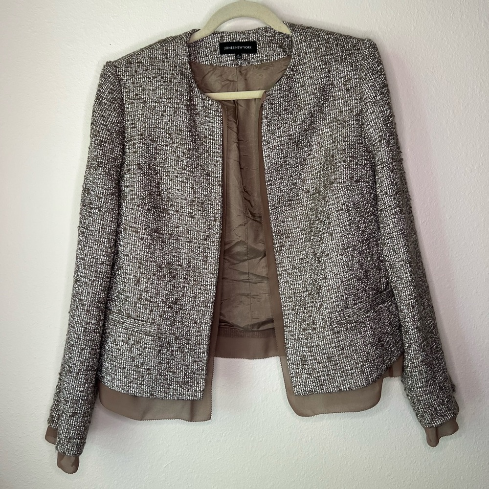 Brown Jones New York Blazer Jacket size L
